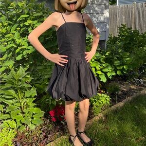 Primark Girls Black Bubble Party Dress